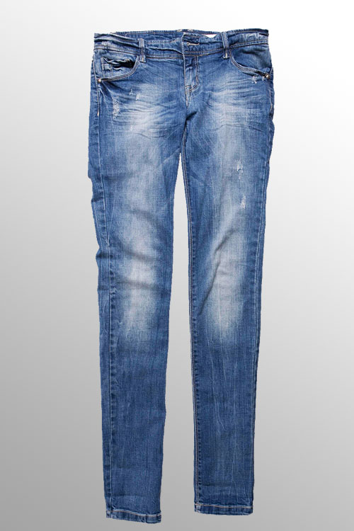 Men’s slim fit double toned faded Denim Jeans